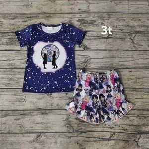 NEW WEDNESDAY SILHOUETTE 2 PIECE SHORT SET